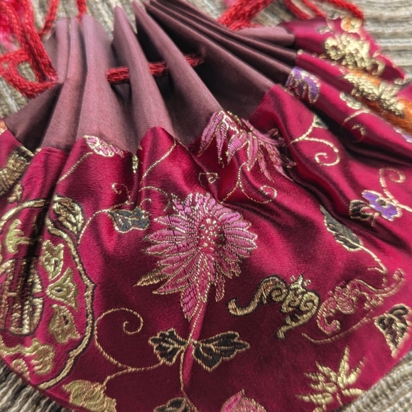 Vintage Brocade Drawcord Evening Bag EUC - Picture 7 of 11